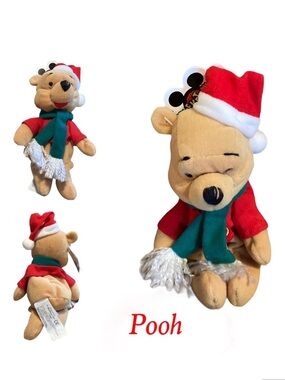 Disney Winnie The Pooh Christmas Mini Bean Bag